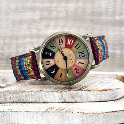 💥Hot Sale 💥-Relojes Con Patrón Multicolor Arcoíris