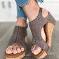 😍Oferta de tiempo limitado—Sandalias ortopédicas con velcro y cuña cómoda para mujer