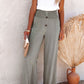 🔥Ahorro espectacular 49% de descuento -🌾 Breezy Linen Blend High-Waist Smocked Trousers👖