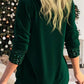 ✨ Top Falso de Dos Piezas con Lentejuelas - Tejido Elástico con Detalles de Smock para Fiestas y Eventos Especiales 💃🎉