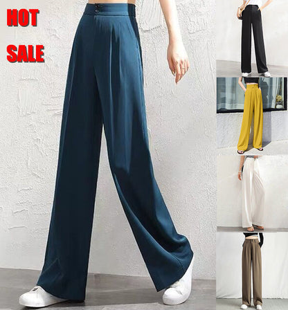 🔥Por tiempo limitado verano 50% de descuento--Pantalones informales de pierna ancha para mujer💞 Compre 3 envío gratis💞