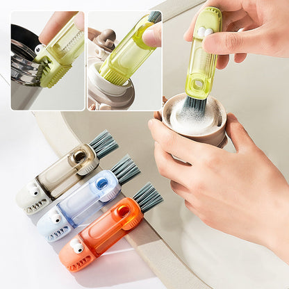 🔥Novedades 40% de descuento✨Versátil cepillo de limpieza 4 en 1 para huecos entre botellas.