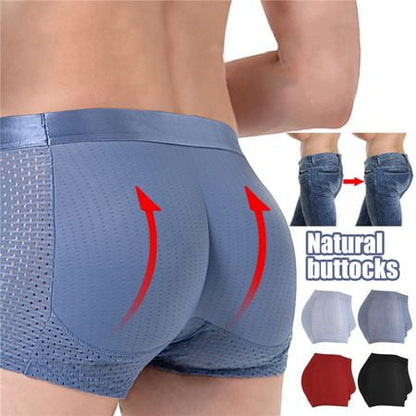 🔥El precio más bajo de hoy🔥Ropa interior de látex transpirable para levantamiento de glúteos para hombres