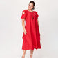 Vestido de Manga Corta y Suelta de Moda para Mujer