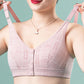 Women’s Wireless Support Front Closure Cotton Bra with Plus Size