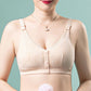 Women’s Wireless Support Front Closure Cotton Bra with Plus Size