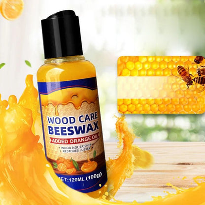 Acondicionador de madera natural con cera de abejas y aceite de naranja