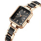 ⌚Reloj de cuarzo rectangular de moda para mujer