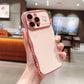 ✨✨Linda forma de onda con el corazón del amor levantó la funda del teléfono de protección de la cámara