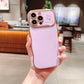 ✨✨Linda forma de onda con el corazón del amor levantó la funda del teléfono de protección de la cámara