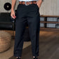 Pantalones rectos casuales de cintura alta para mujer（Compre 2 piezas y reciba el envío gratis）