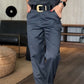 Pantalones rectos casuales de cintura alta para mujer（Compre 2 piezas y reciba el envío gratis）