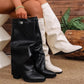 【1° Más Vendido】📢📢¡45% DE DESCUENTO!⏰ Botas gruesas y holgadas hasta la rodilla para mujer