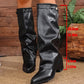 【1° Más Vendido】📢📢¡45% DE DESCUENTO!⏰ Botas gruesas y holgadas hasta la rodilla para mujer